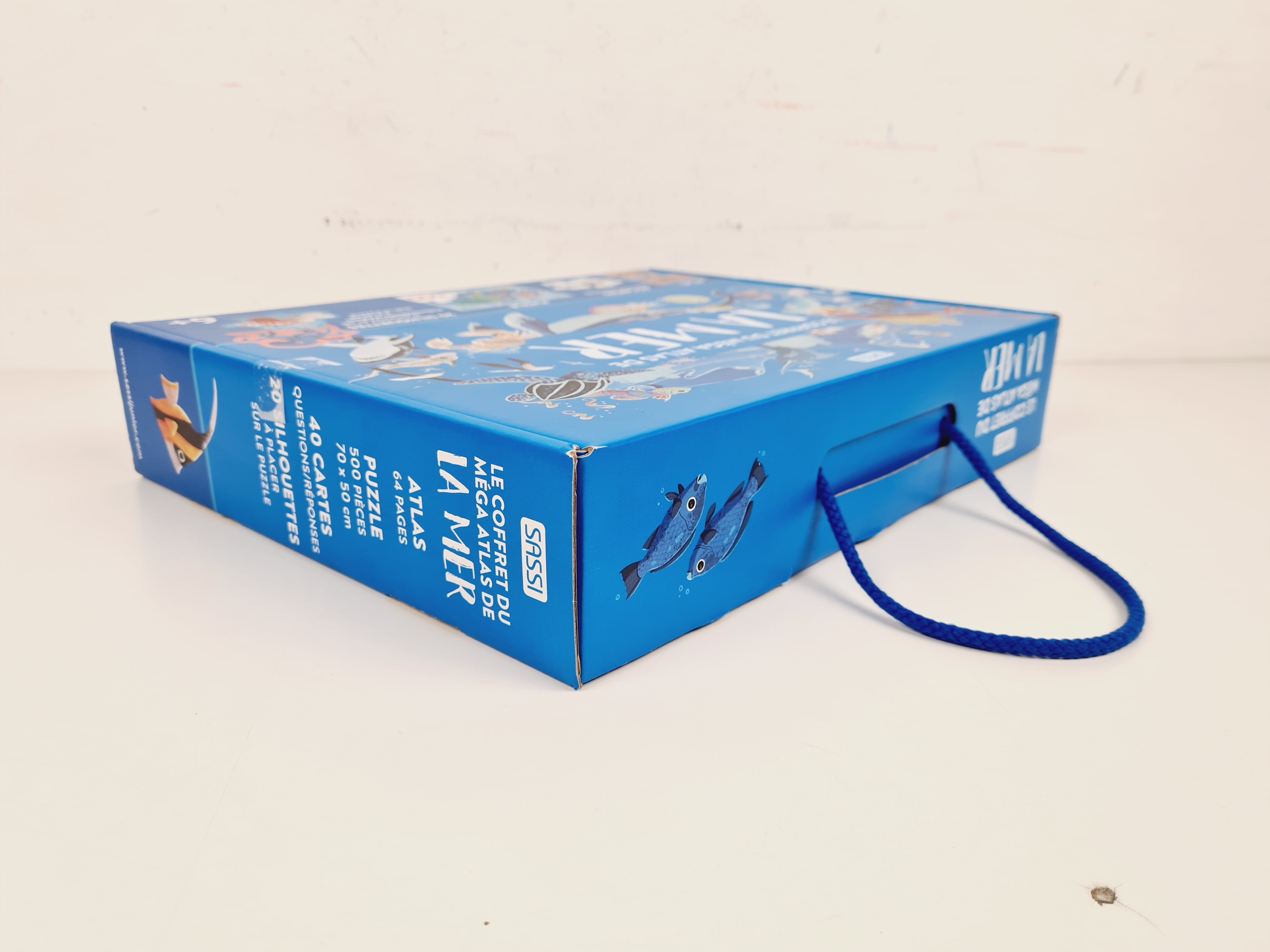 Puzzle 500 pièces - Le coffret méga atlas de la Mer - Sassi - 6 ans + Très bon état - Vue 4 - 